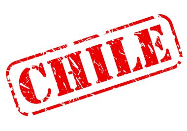 Şili kırmızı damga metni