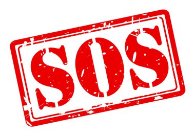 sos kırmızı damga metni