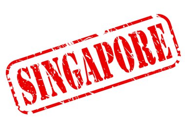 Singapur kırmızı damga metni