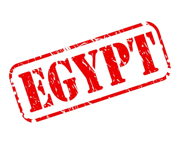 EGIPTO texto de sello rojo — Archivo Imágenes Vectoriales