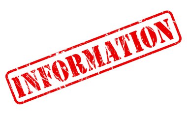 bilgi kırmızı damga metni