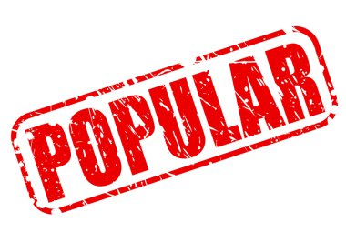 popüler kırmızı damga metni