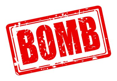 Bomba kırmızı damga metni