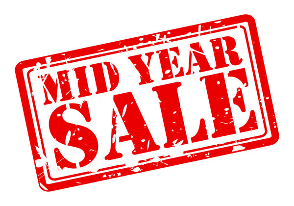 MID YEAR SALE red stamp text