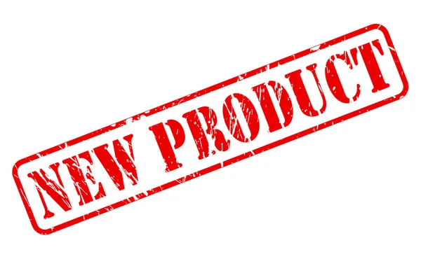 新しい製品の赤いスタンプ テキスト — ストックベクタ
