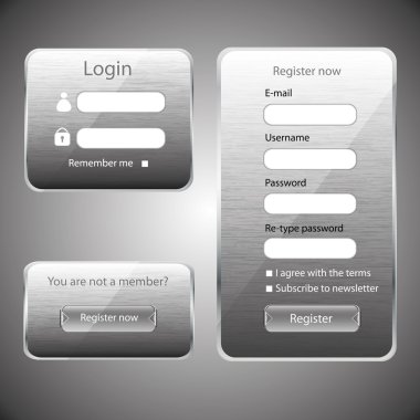 modern web kartı formu