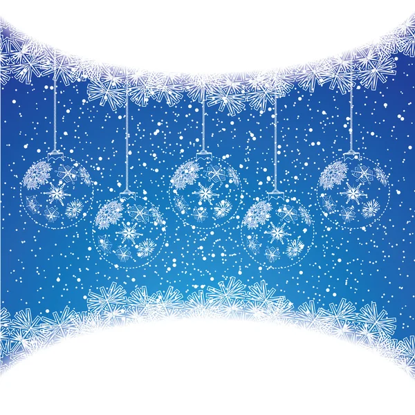 Abstract winter Kerst achtergrond — Stockvector