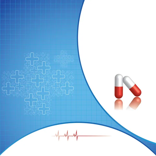 抽象的な医学的背景 — ストックベクタ