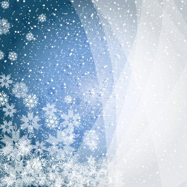 Soyut kış Noel arkaplanı