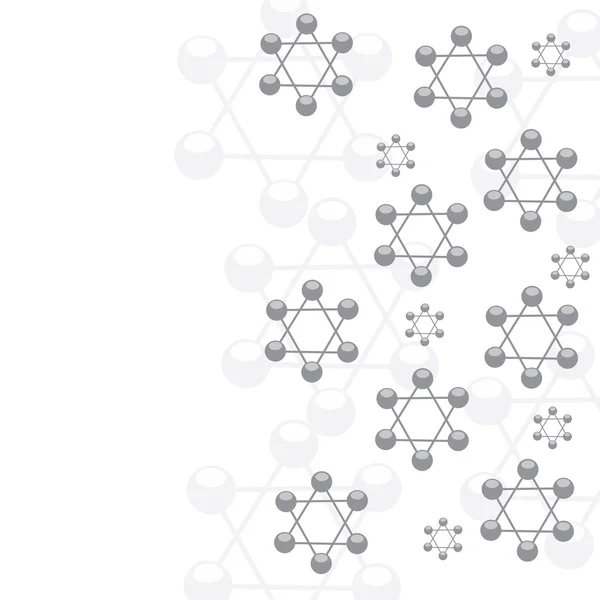 Molecuul achtergrond — Stockvector