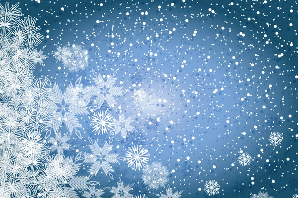 Streszczenie zimowego tła Bożego Narodzenia — Wektor stockowy