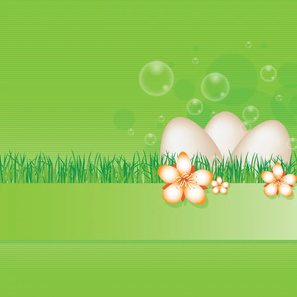 Spring easter background — Stock Vector