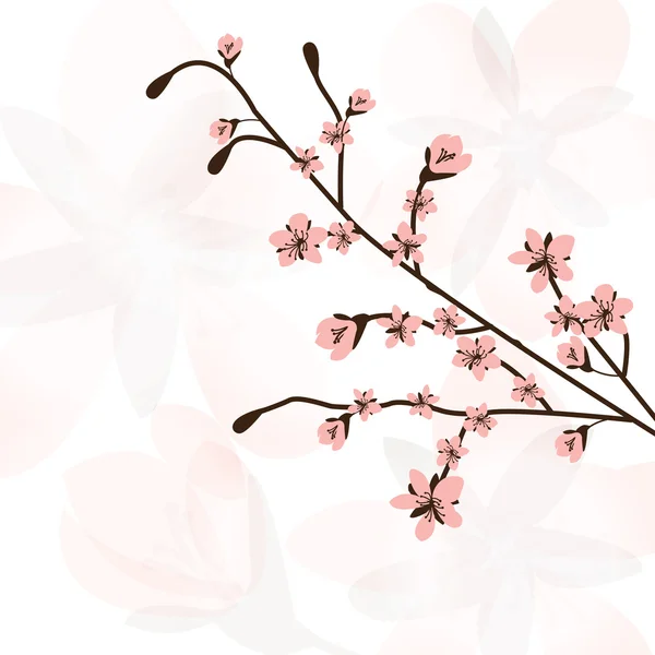 抽象的な美しい花の創造的なデザイン — ストックベクタ