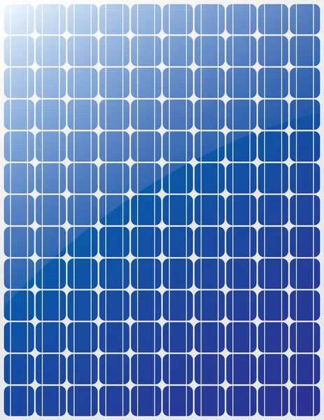 Solarmodul-Vektor — Stockvektor