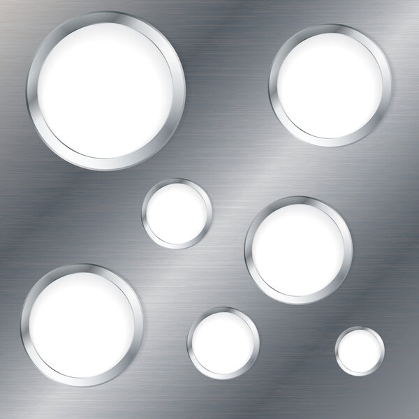 Silver abstract tech metal background