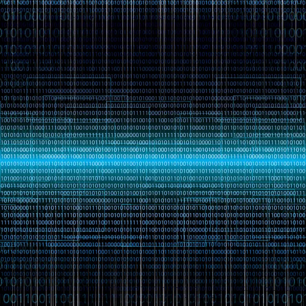 Fondo binario de tecnología abstracta — Archivo Imágenes Vectoriales