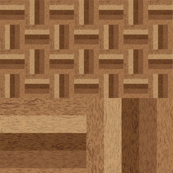 Dřevěné parkety textura — Stockový vektor