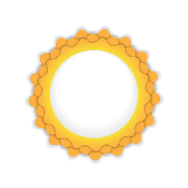 Sun symbol illustration — Stock Vector