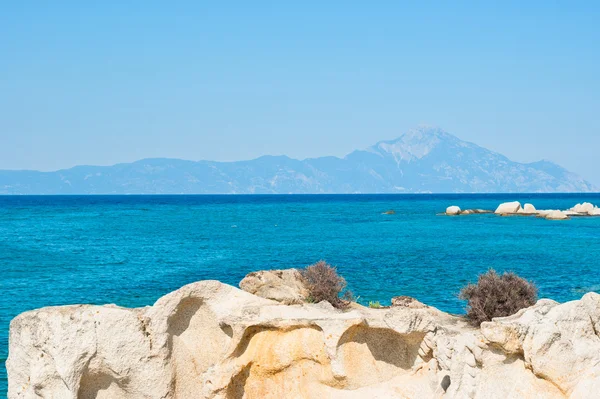 Plage incroyable Grèce Sarti — Photo