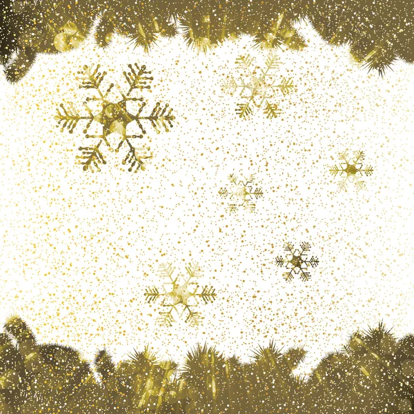 Abstracte winterachtergrond — Stockvector