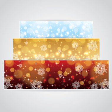 soyut kış arka plan afiş