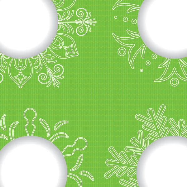 圣诞节销售绿色背景 — 图库矢量图片