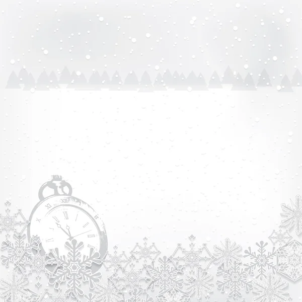 Abstract winter christmas Nieuwjaar achtergrond — Stockvector