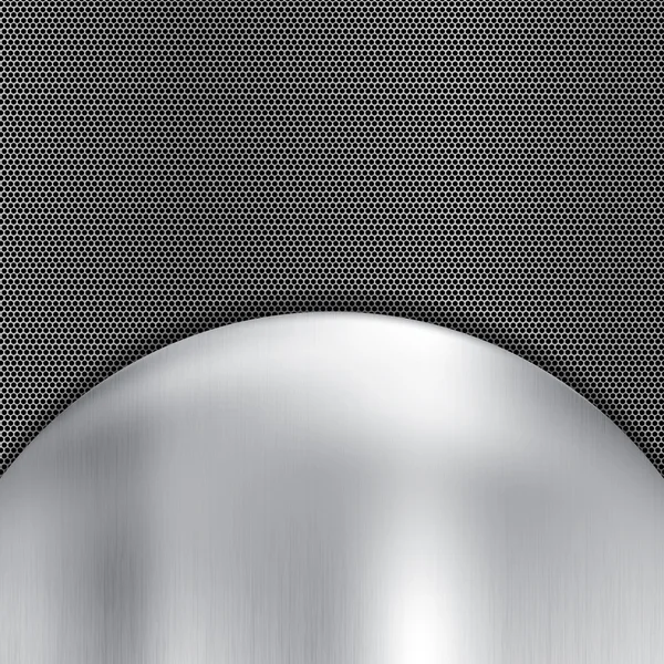 Abstract metallic grid background — Stock Vector