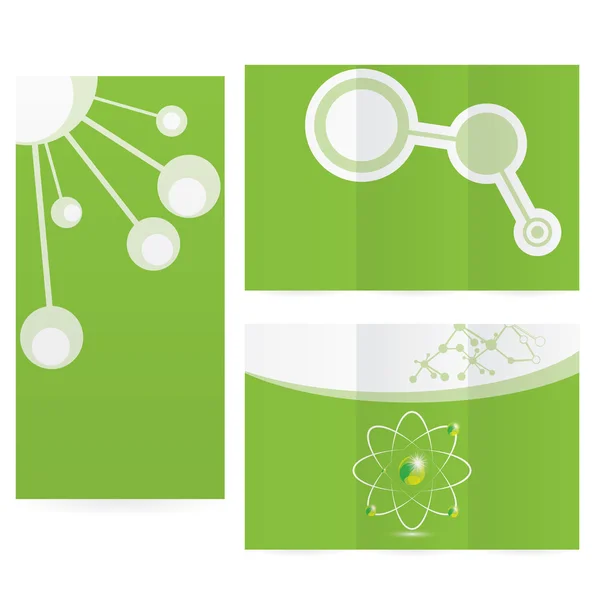 Abstrait molécule science background design — Image vectorielle