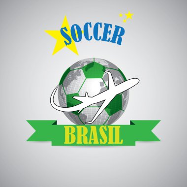 yaratıcı futbol topu sembolü