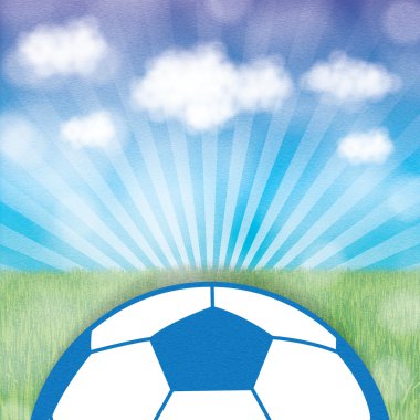 soyut yaratıcı futbol arka plan