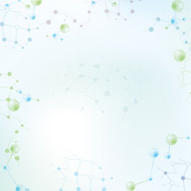 soyut molekül arka plan