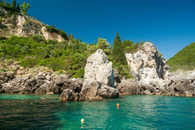 muhteşem plaj Yunanistan Korfu