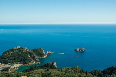 muhteşem plaj Yunanistan Korfu