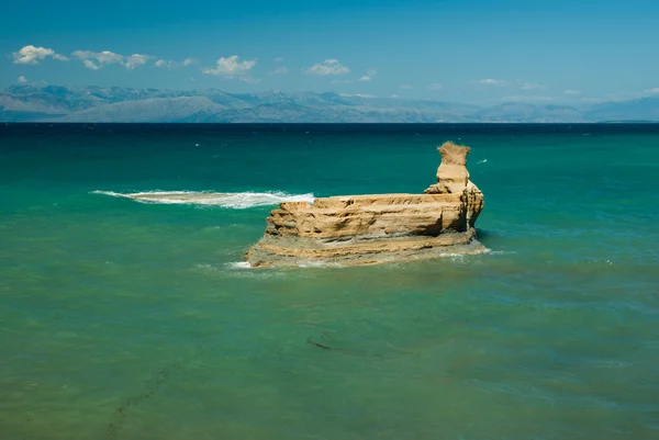 Amazing beach Greece Corfu — Stock Photo, Image