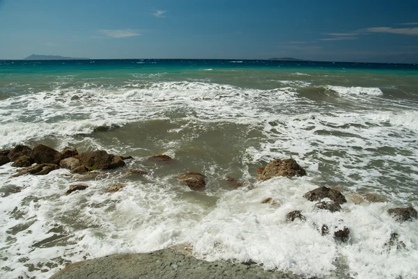 驚くべきビーチ ギリシャのケルキラ島 — ストック写真