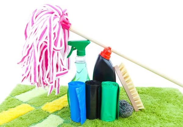 Cleaning supplies — Stock Photo, Image