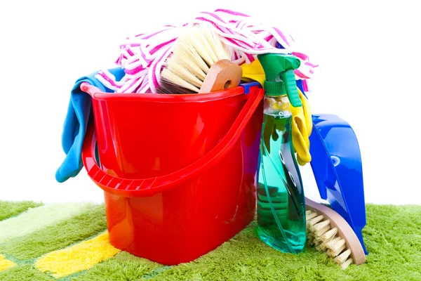 Cleaning supplies — Stock Photo, Image