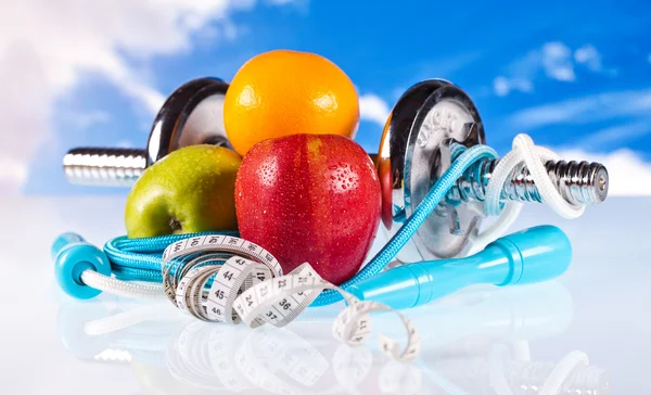 Fitness dumbbells — Stock Photo, Image