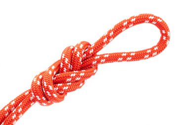 halat düğümü beyazda izole edildi