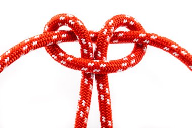 halat düğümü beyazda izole edildi