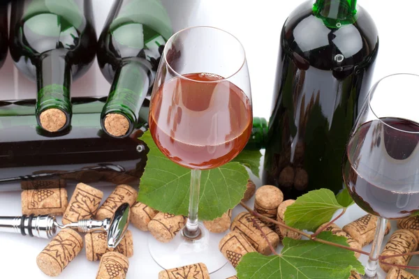 Wine bottles — Stock Photo, Image