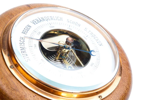 Oude mariene barometer — Stockfoto