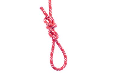 halat düğümü beyazda izole edildi