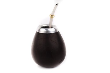 Calabash ile yerba dostum çay, yakın çekim