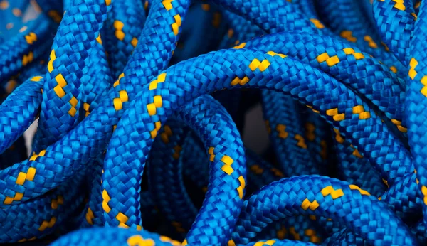 Tekstur tali biru laut — Stok Foto
