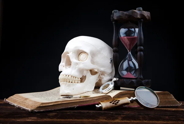 Menselijke scull — Stockfoto