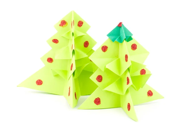 Albero di Natale di carta — Foto Stock