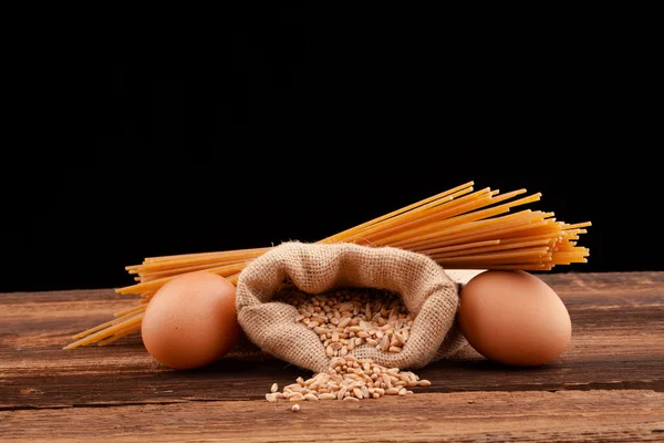 Pasta ingredients assortment — Stock Photo, Image