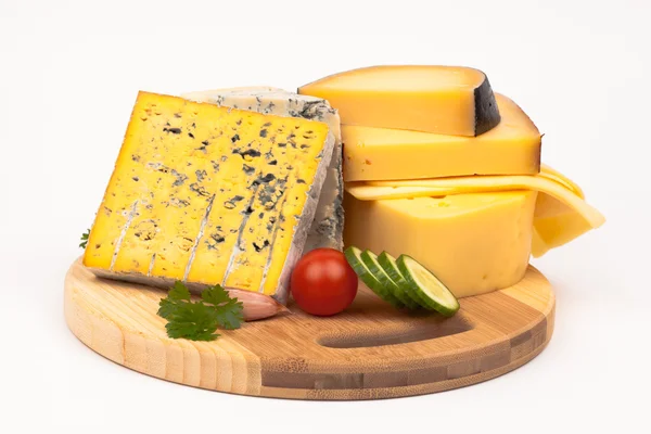 Various types of cheese — Stock Photo, Image